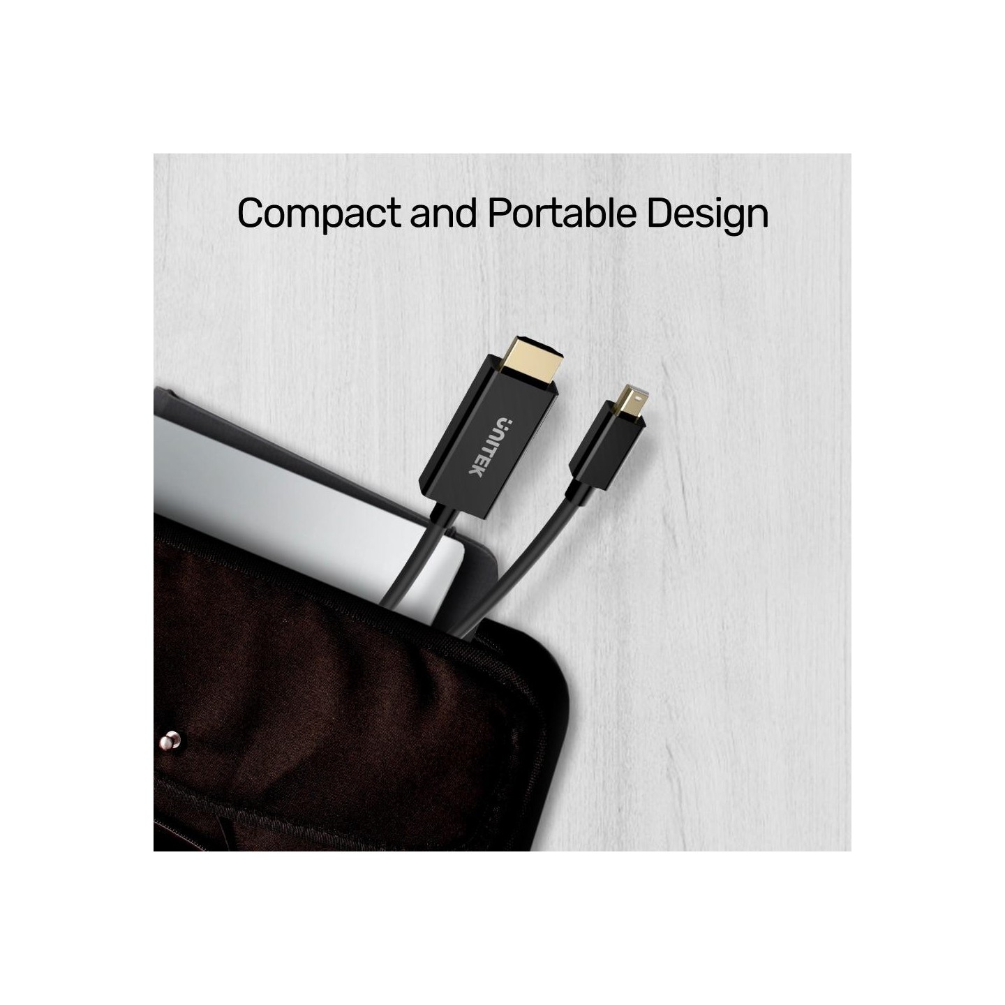 Unitek Mini DP to 4K HDMI Cable - V1152A - 2.0m — Buy in Cyprus with Fast Delivery