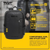 Armaggeddon SHIELD 5 Anti-Theft Gaming Backpack – Waterproof USB Port | Armenius Store