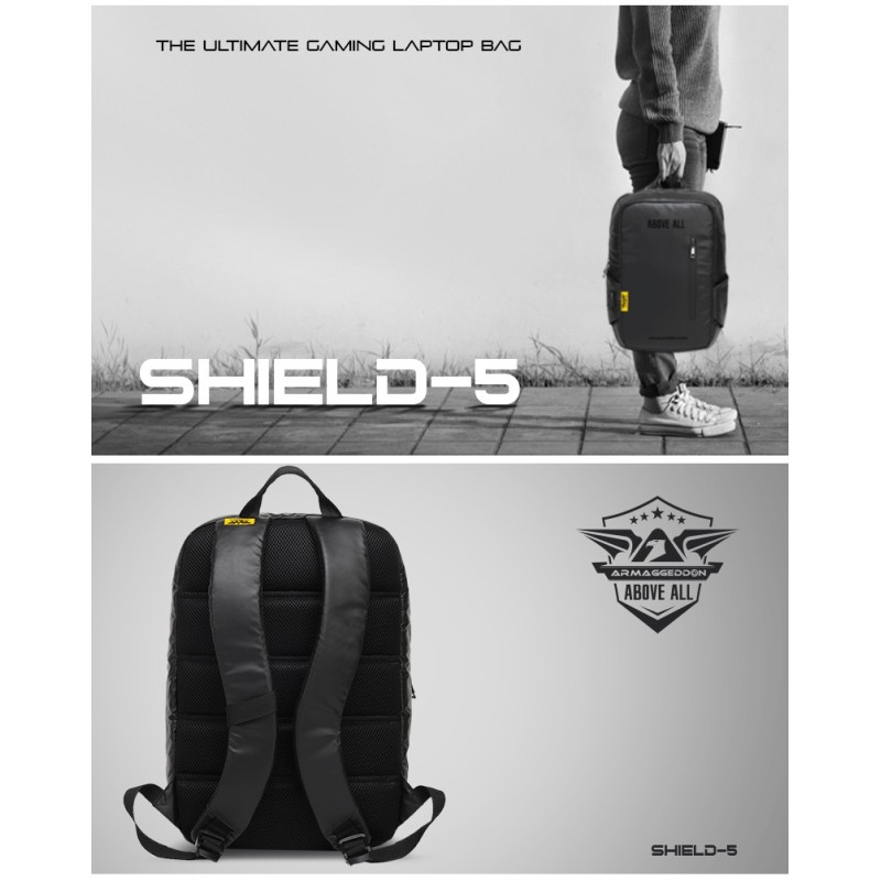 Buy Armaggeddon Anti-Theft Gaming Bag - SHIELD 5 - Black in Cyprus, Nicosia, Limassol, Larnaka, Pafos