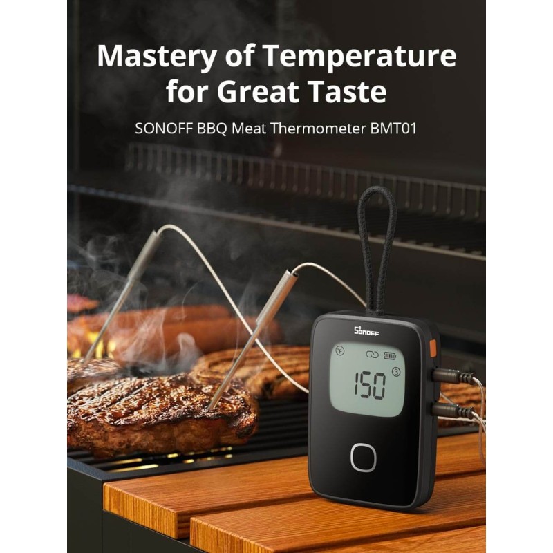 Buy Sonoff WiFi BBQ Meat Thermometer - BMT01 - WiFi BBQ Meat Thermometer in Cyprus, Nicosia, Limassol, Larnaka, Pafos