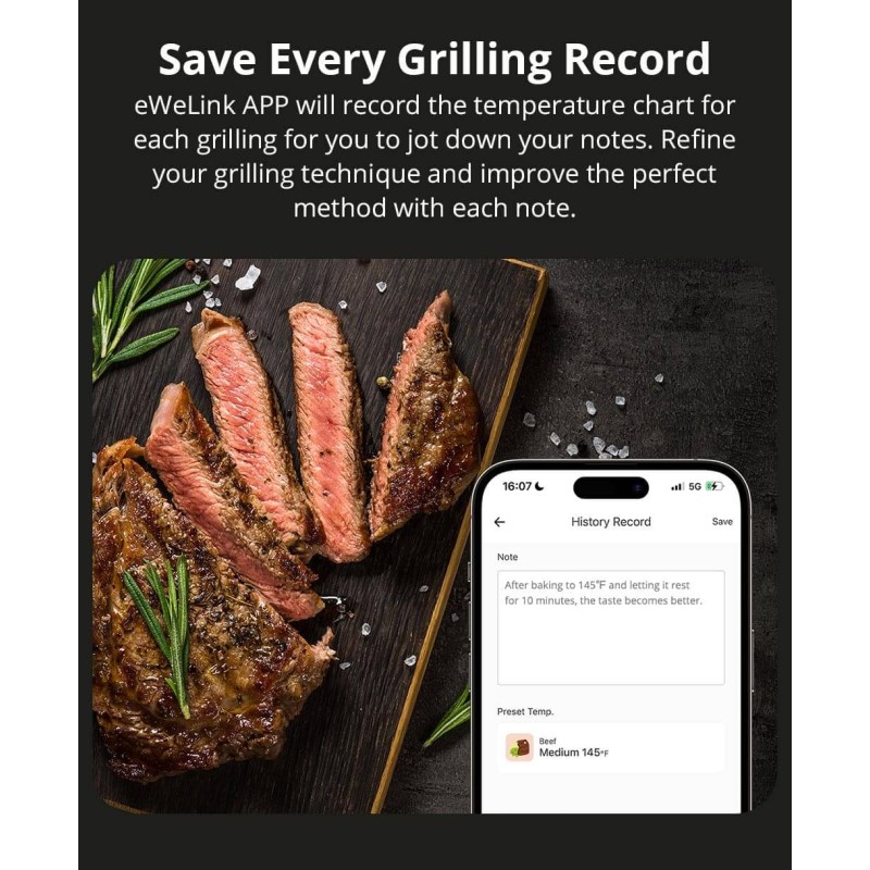 Buy Sonoff WiFi BBQ Meat Thermometer - BMT01 - WiFi BBQ Meat Thermometer in Cyprus, Nicosia, Limassol, Larnaka, Pafos