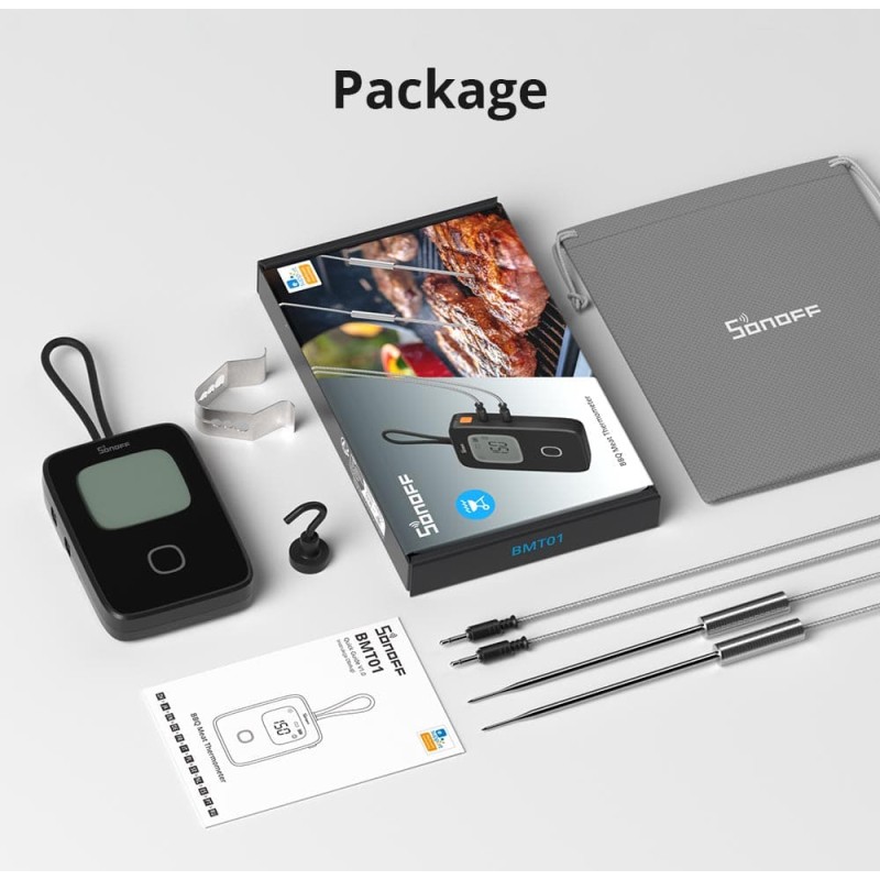 Buy Sonoff WiFi BBQ Meat Thermometer - BMT01 - WiFi BBQ Meat Thermometer in Cyprus, Nicosia, Limassol, Larnaka, Pafos