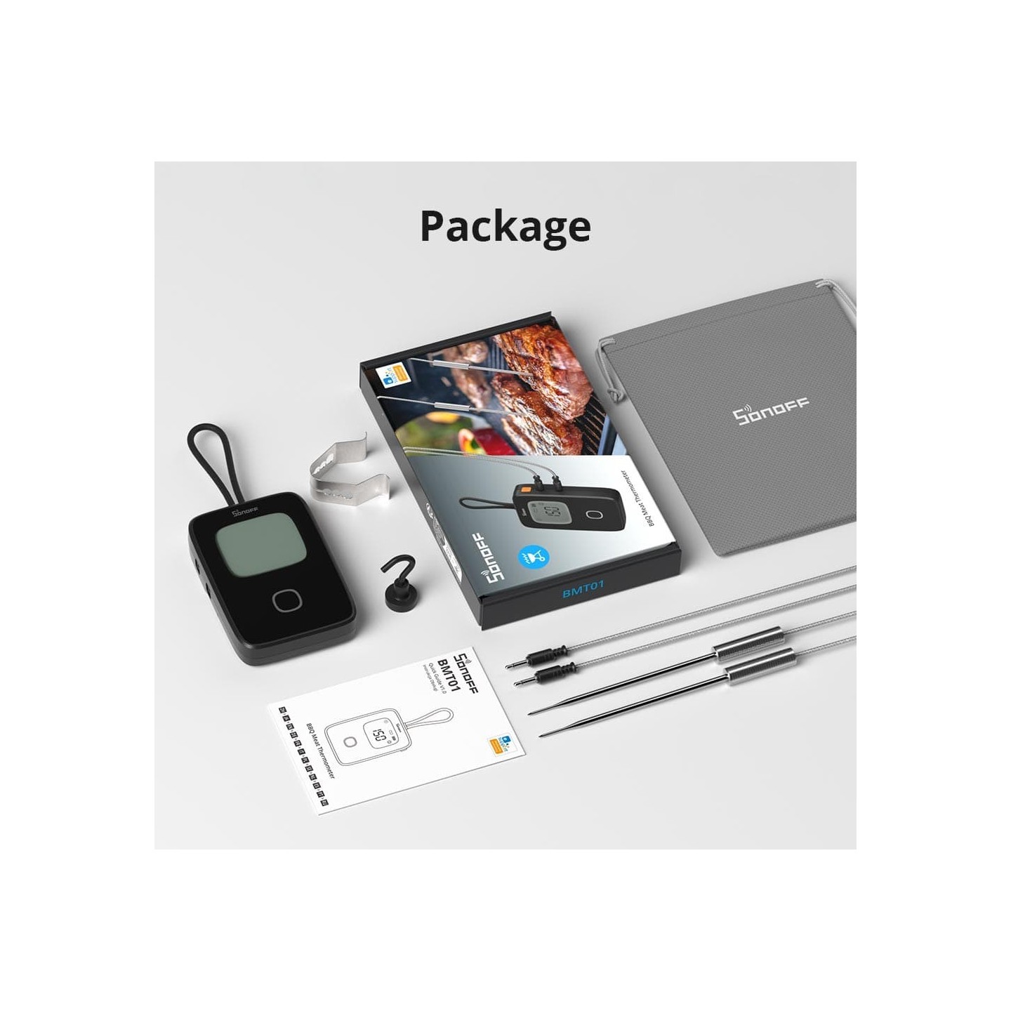 Sonoff WiFi BBQ Meat Thermometer - BMT01 - WiFi BBQ Meat Thermometer — Buy in Cyprus with Fast Delivery