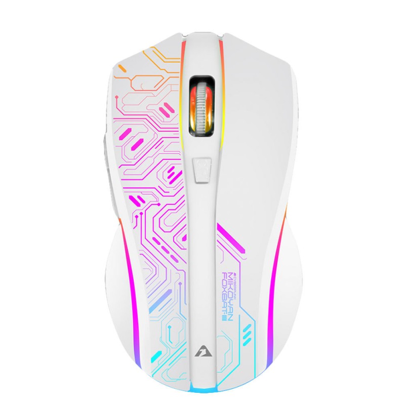Buy Armaggeddon Gaming Mouse - FOXBAT-III - Wired+2.4G Recharge White in Cyprus, Nicosia, Limassol, Larnaka, Pafos