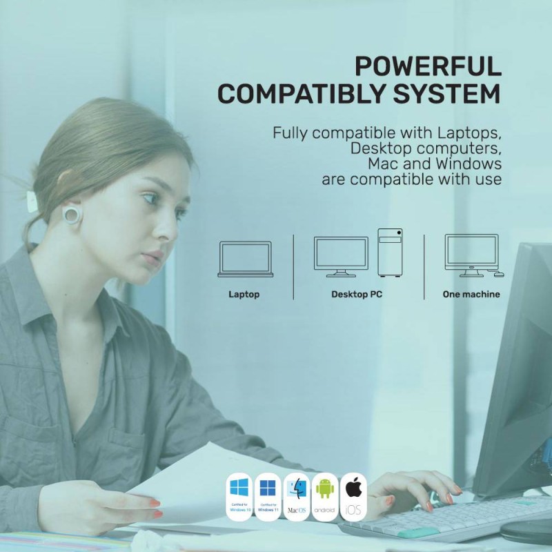 Buy Alcatroz Keyboard & Mouse 2.4G+BT Combo 84K Tetriz Air - 300C - Winter White in Cyprus, Nicosia, Limassol, Larnaka, Pafos