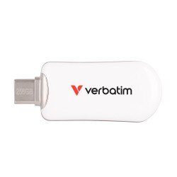 Buy Verbatim USB Drive 3.2 PLECTRA USB-C 128GB White - USB-C in Cyprus, Nicosia, Limassol, Larnaka, Pafos
