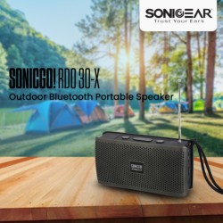 Buy SonicGear SONICGO! Portable BT FM USB Speaker - RDO30-X - Black in Cyprus, Nicosia, Limassol, Larnaka, Pafos