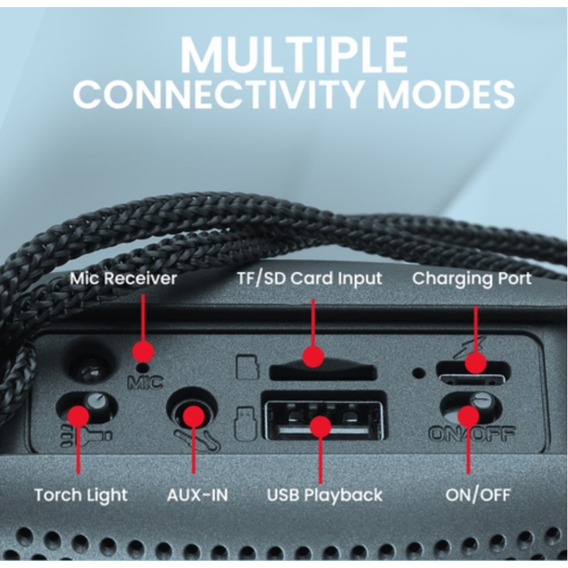 Buy SonicGear SONICGO! Portable BT FM USB Speaker - RDO30-X - Black in Cyprus, Nicosia, Limassol, Larnaka, Pafos