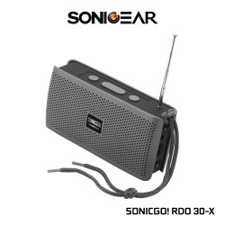 Buy SonicGear SONICGO! Portable BT FM USB Speaker - RDO30-X - Black in Cyprus, Nicosia, Limassol, Larnaka, Pafos