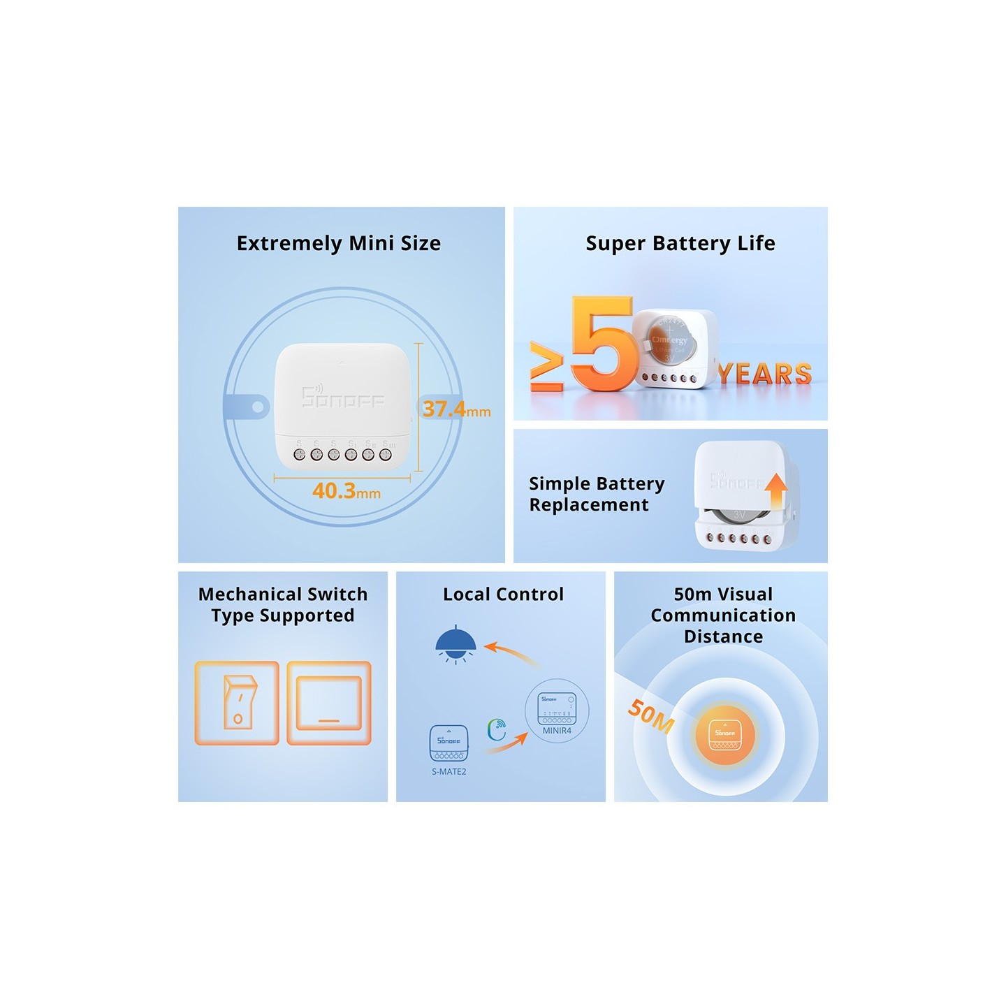 Sonoff WiFi Smart Switch - S-Mate2 - WiFi — Buy in Cyprus with Fast Delivery