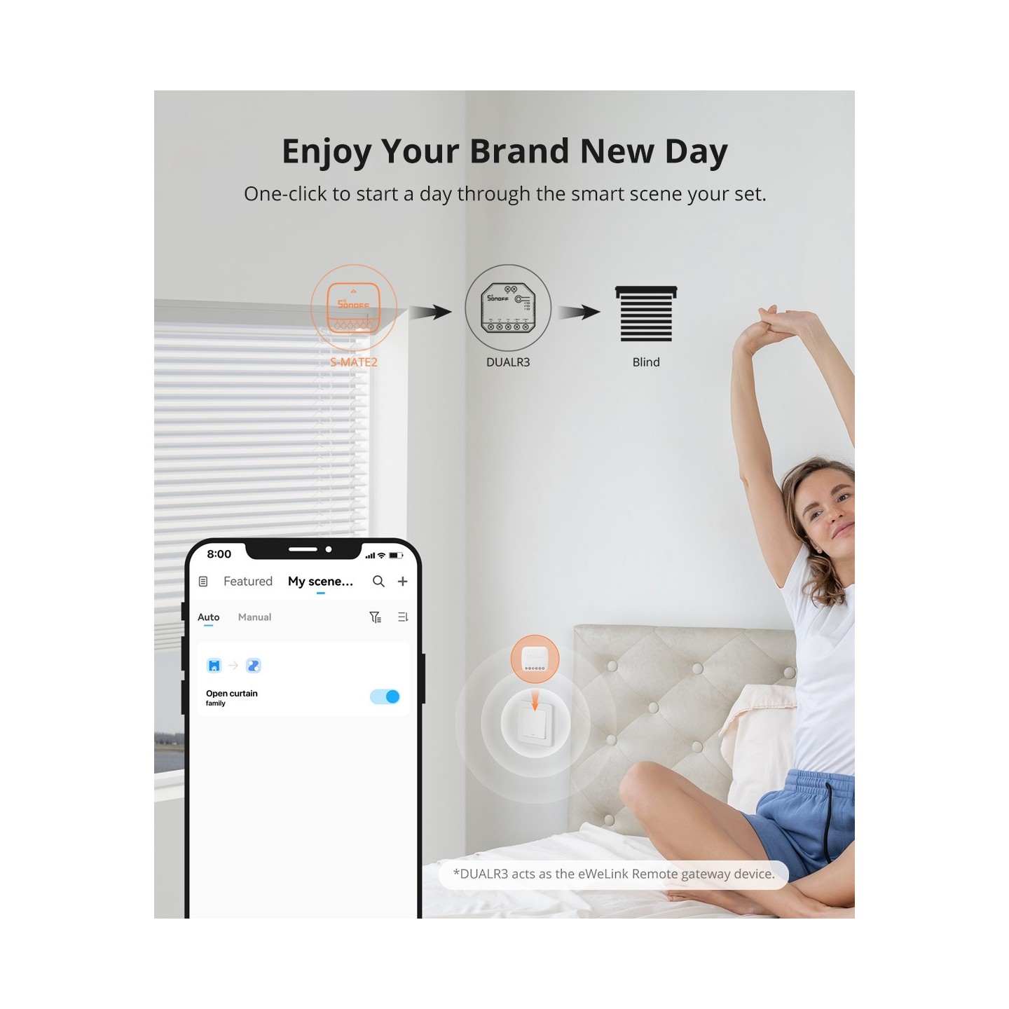 Sonoff WiFi Smart Switch - S-Mate2 - WiFi — Buy in Cyprus with Fast Delivery