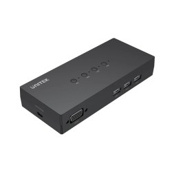 Buy Unitek VGA KVM Switch 4In1Out w 3-Port USB2.0 Hub - U-8710ABK - VGA, 4In1Out... in Cyprus, Nicosia, Limassol, Larnaka, Pafos