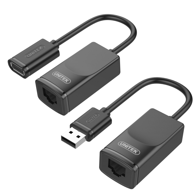 Buy Unitek USB Extender over Ethernet - Y-UE01001 - 60m in Cyprus, Nicosia, Limassol, Larnaka, Pafos