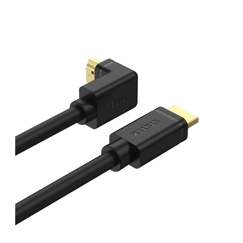 Buy Unitek HC HDMI Right Angle Cable 90 Degrees 3.0m - Y-C1002 - HDMI Right Angl... in Cyprus, Nicosia, Limassol, Larnaka, Pafos
