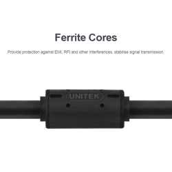 Buy Unitek VGA to VGA Cable - Y-C503G - VGA to VGA Cable 1.5m in Cyprus, Nicosia, Limassol, Larnaka, Pafos