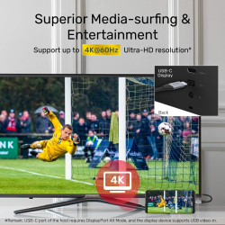 Unitek C14091ABK USB-C Cable PD100W 4K@60Hz 2m (Boxed) — Buy in Cyprus with Fast Delivery