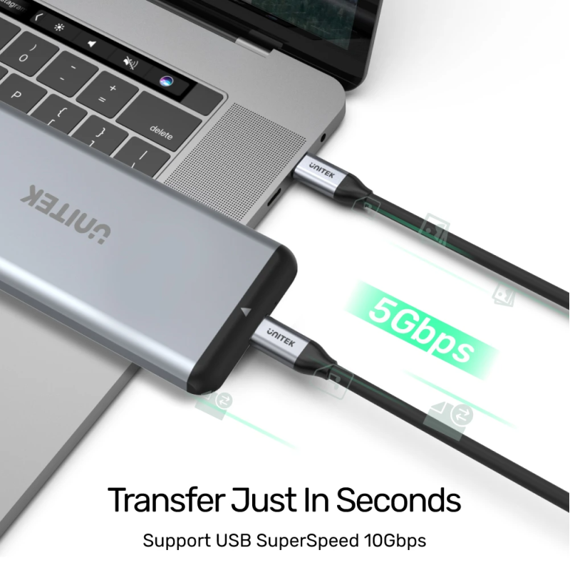 Buy Unitek USB-C Cable - C14091ABK - PD100W 4K 60Hz 2.0m in Cyprus, Nicosia, Limassol, Larnaka, Pafos