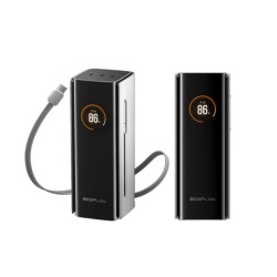 Buy EcoFlow Charge Powerbank RAPID Pro - 20000mAh 230W + 100W Built-in Cable Black in Cyprus, Nicosia, Limassol, Larnaka, Pafos