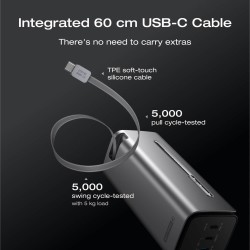 Buy EcoFlow Charge Powerbank RAPID Pro - 20000mAh 230W + 100W Built-in Cable Black in Cyprus, Nicosia, Limassol, Larnaka, Pafos