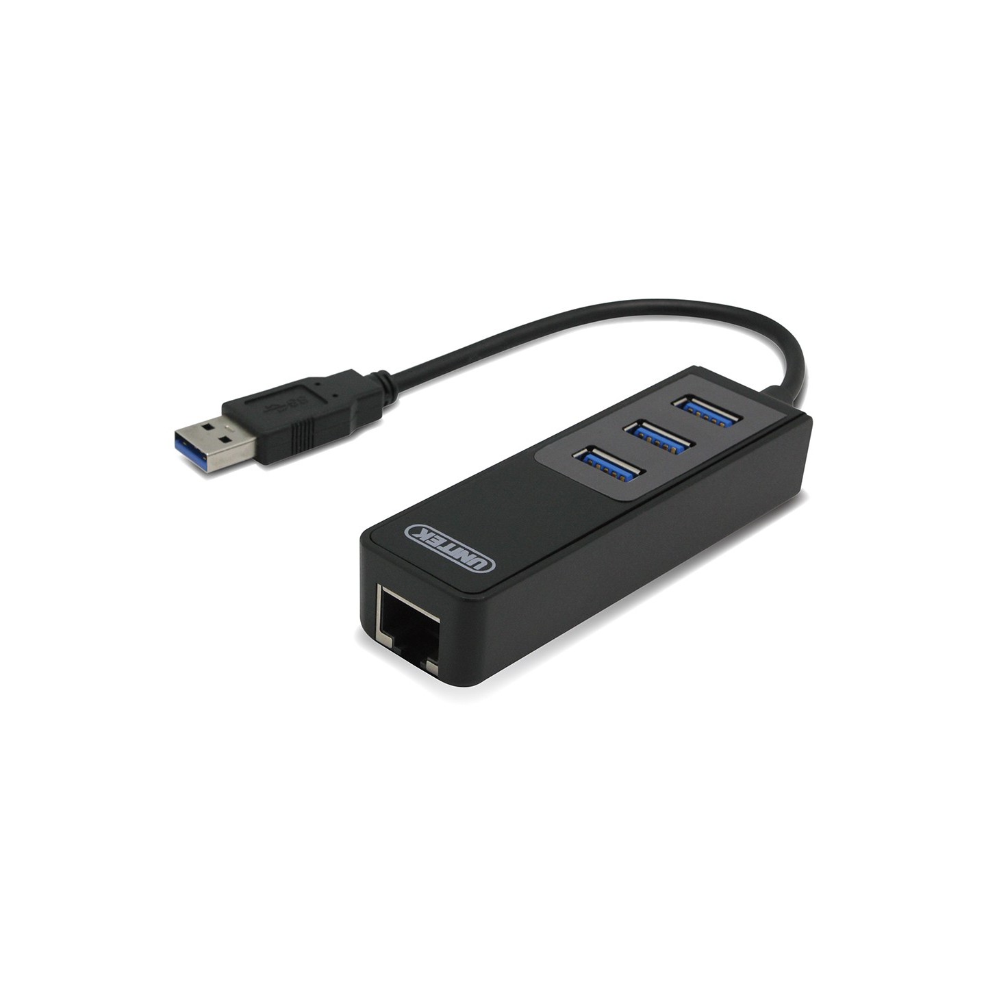Unitek USB3.0 3-Port Hub w Gigabit LAN - Y-3045C - USB3.0 3-Port Hub w Gigabit LAN — Buy in Cyprus with Fast Delivery
