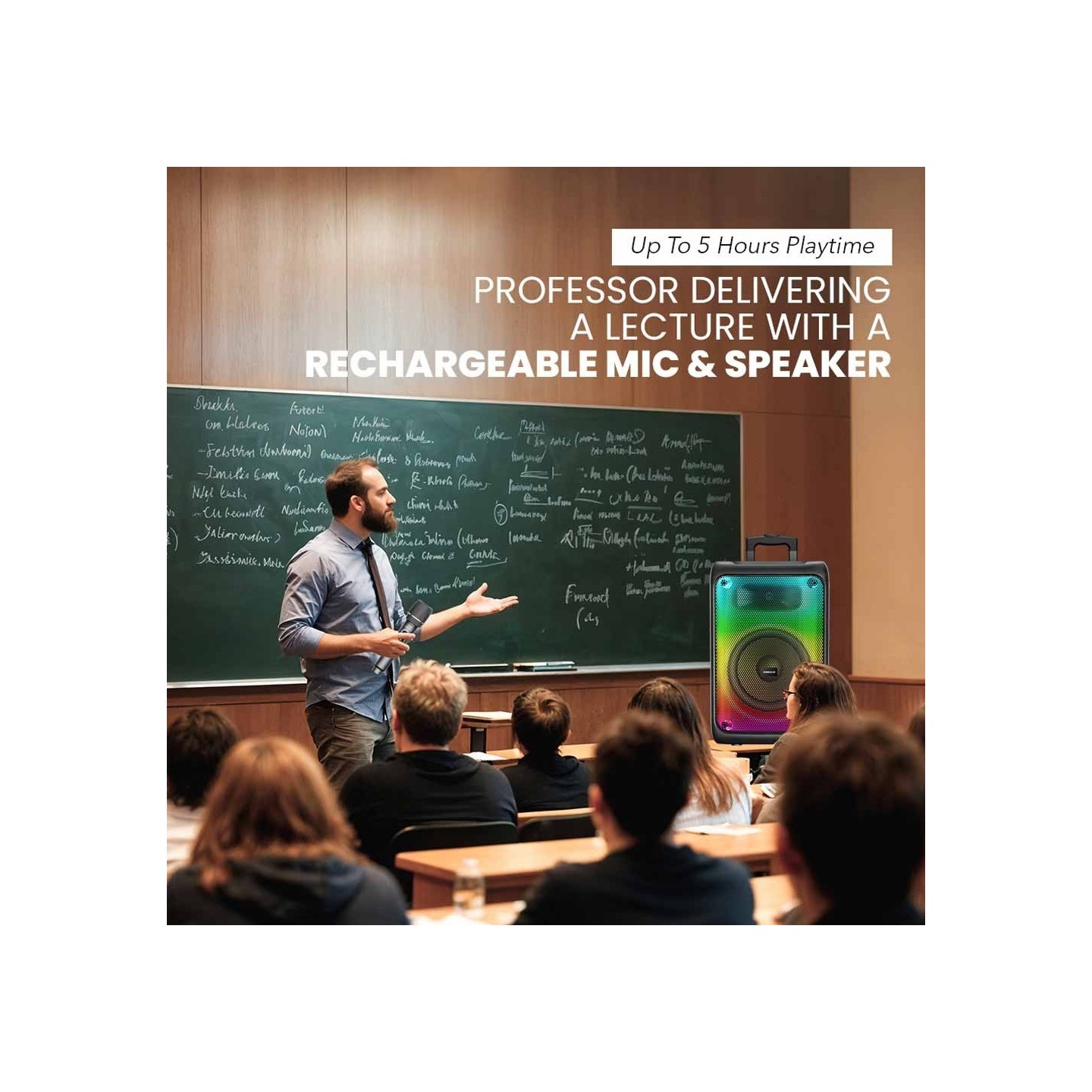 SonicGear Portable Karaoke Speaker - HYPERBOX 1200 Pro - 12'' 110W TWS BT USB 2x Mics — Buy in Cyprus with Fast Delivery