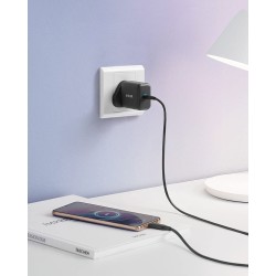 Buy Anker PowerPort III 25W USB-C Wall Charger - with UK EU & US plug in Cyprus, Nicosia, Limassol, Larnaka, Pafos