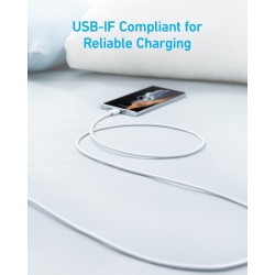 Buy Anker Mobile Cable USB-A to USB-C - 322 - 1.8m White in Cyprus, Nicosia, Limassol, Larnaka, Pafos
