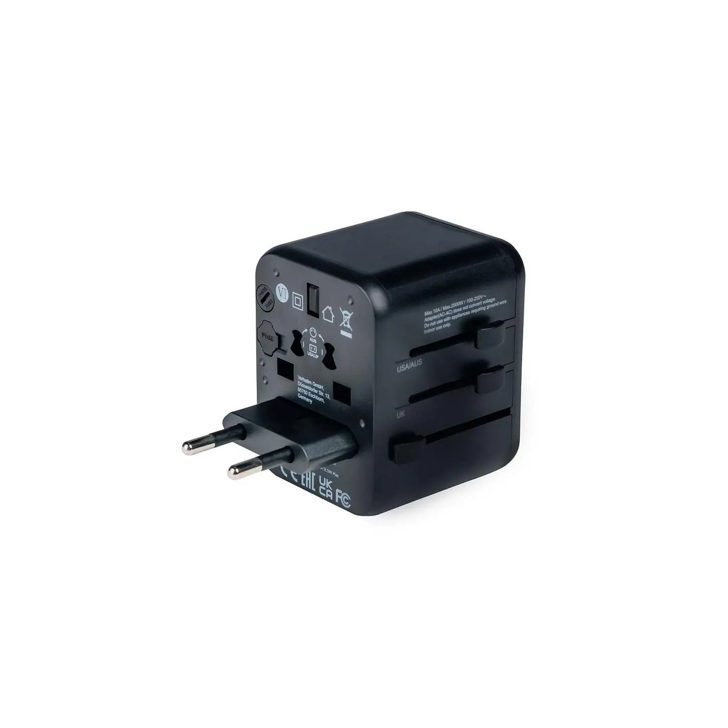 Verbatim Travel Charger & Adaptor - UTA-01 - World to World 12W — Buy in Cyprus with Fast Delivery