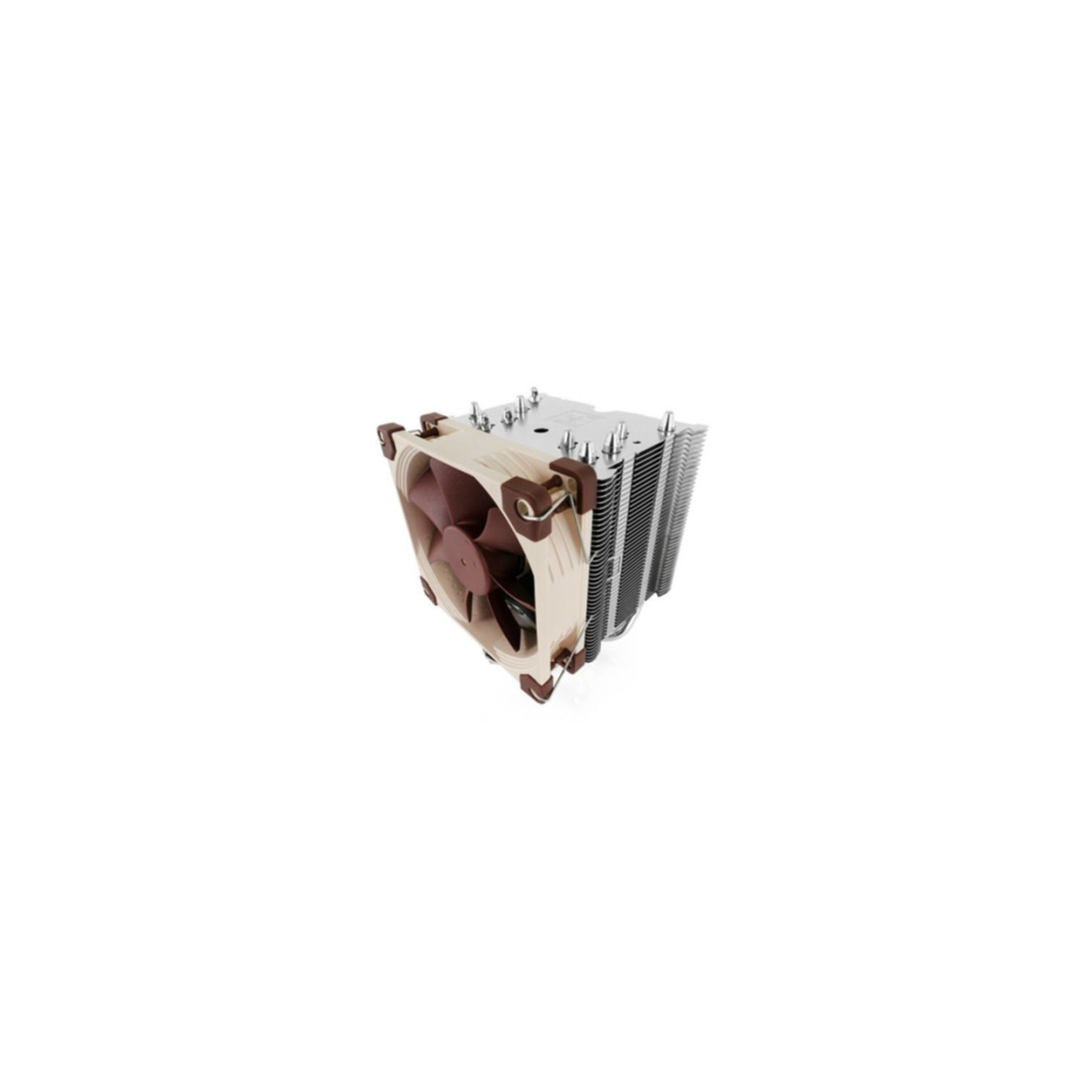 Noctua NH-U9S - Brown/Metallic CPU Air Tower Cooler - 92mm PWM Fan, 125mm Height, AM4/AM5/LGA1700/LGA1200 Compatible