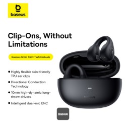 Buy Baseus Headphones Open Ear - AirGo 1 Ring - Black in Cyprus, Nicosia, Limassol, Larnaka, Pafos