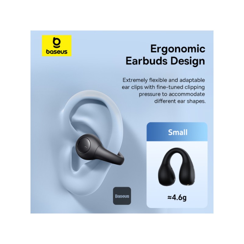 Buy Baseus Headphones Open Ear - AirGo 1 Ring - Black in Cyprus, Nicosia, Limassol, Larnaka, Pafos