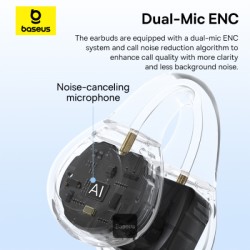 Buy Baseus Headphones Open Ear - AirGo 1 Ring - Black in Cyprus, Nicosia, Limassol, Larnaka, Pafos