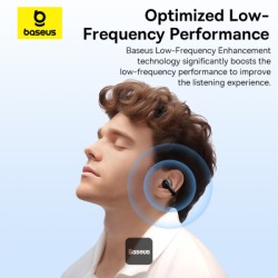 Buy Baseus Headphones Open Ear - AirGo 1 Ring - Black in Cyprus, Nicosia, Limassol, Larnaka, Pafos