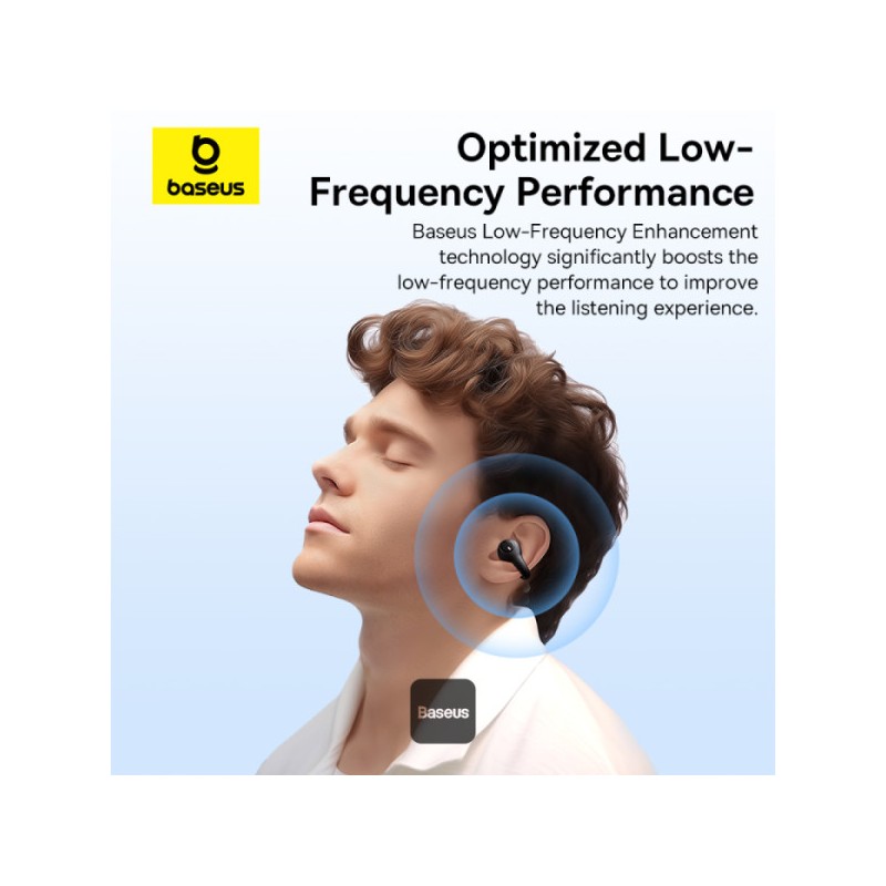 Buy Baseus Headphones Open Ear - AirGo 1 Ring - Black in Cyprus, Nicosia, Limassol, Larnaka, Pafos