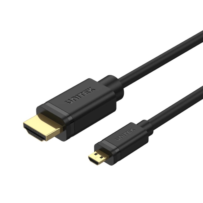 Buy Unitek HC Micro HDMI to HDMI Cable - Y-C182 - 2.0m in Cyprus, Nicosia, Limassol, Larnaka, Pafos