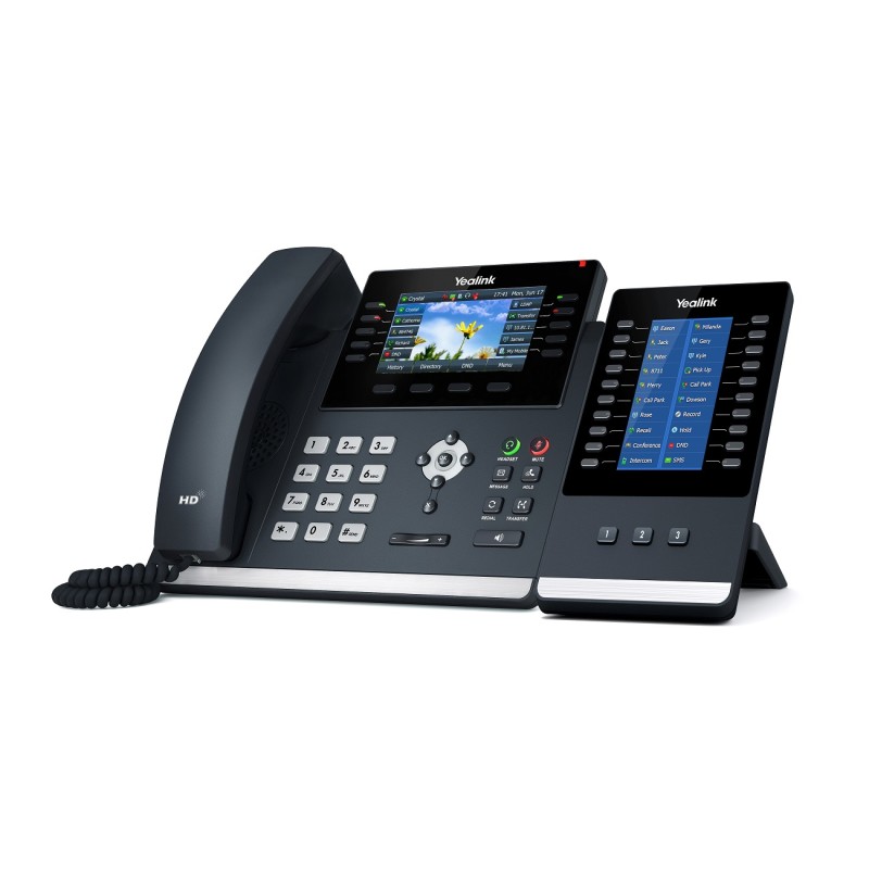 Buy Yealink IP Phone Desktop PoE - T46U - 4.3'' Gigabit, USB, Expansion, Color S... in Cyprus, Nicosia, Limassol, Larnaka, Pafos