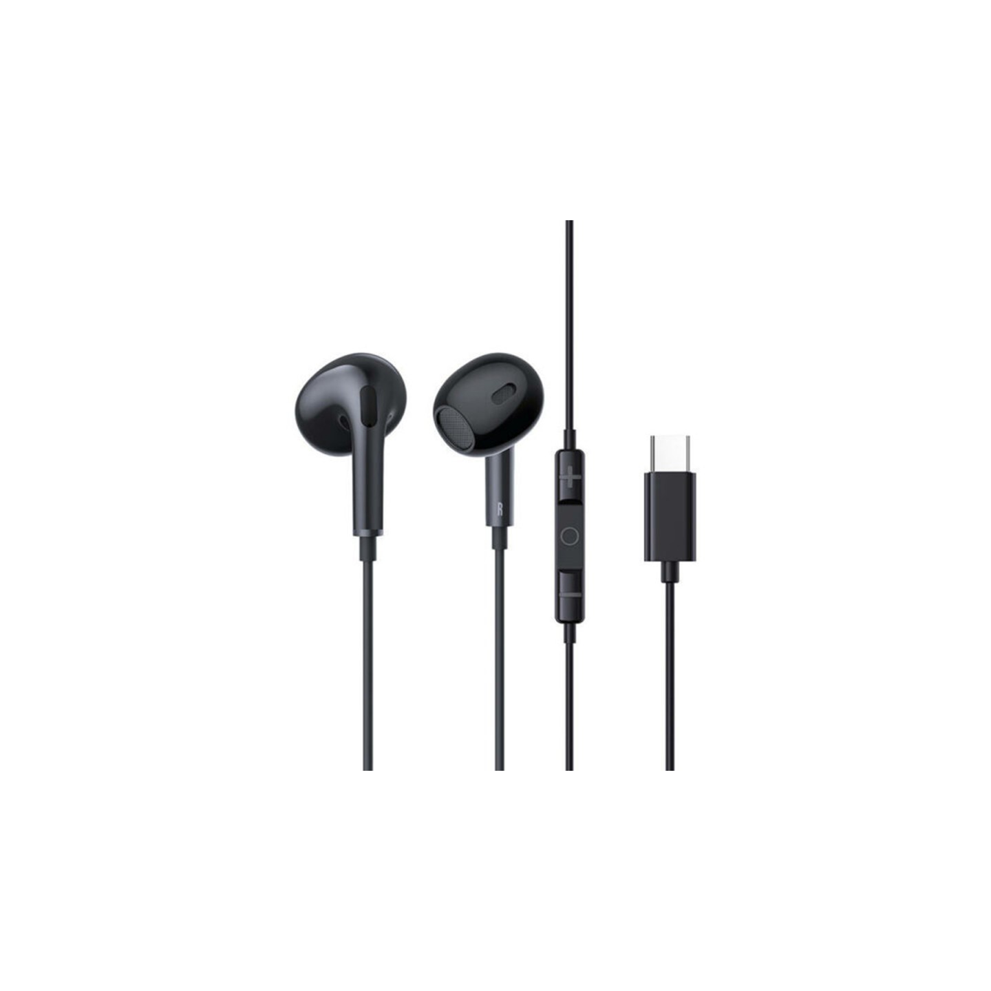 Baseus Earphones - CZ17 - Wired Type C Black — Buy in Cyprus with Fast Delivery