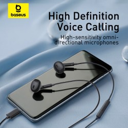 Buy Baseus Earphones - CZ17 - Wired Type C Black in Cyprus, Nicosia, Limassol, Larnaka, Pafos