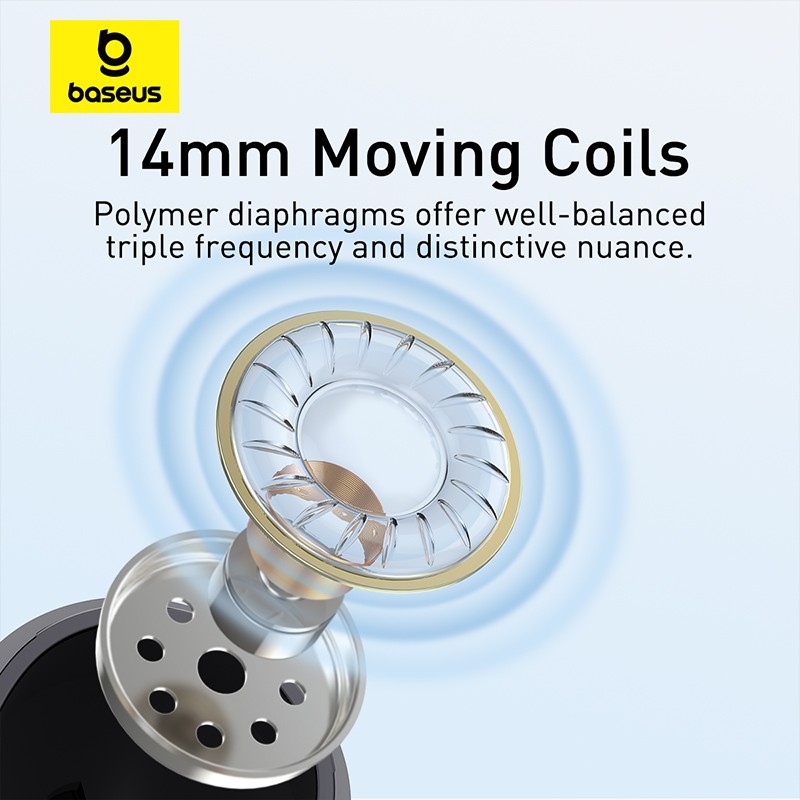 Buy Baseus Earphones - CZ17 - Wired Type C Black in Cyprus, Nicosia, Limassol, Larnaka, Pafos