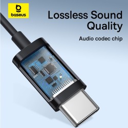 Buy Baseus Earphones - CZ17 - Wired Type C Black in Cyprus, Nicosia, Limassol, Larnaka, Pafos