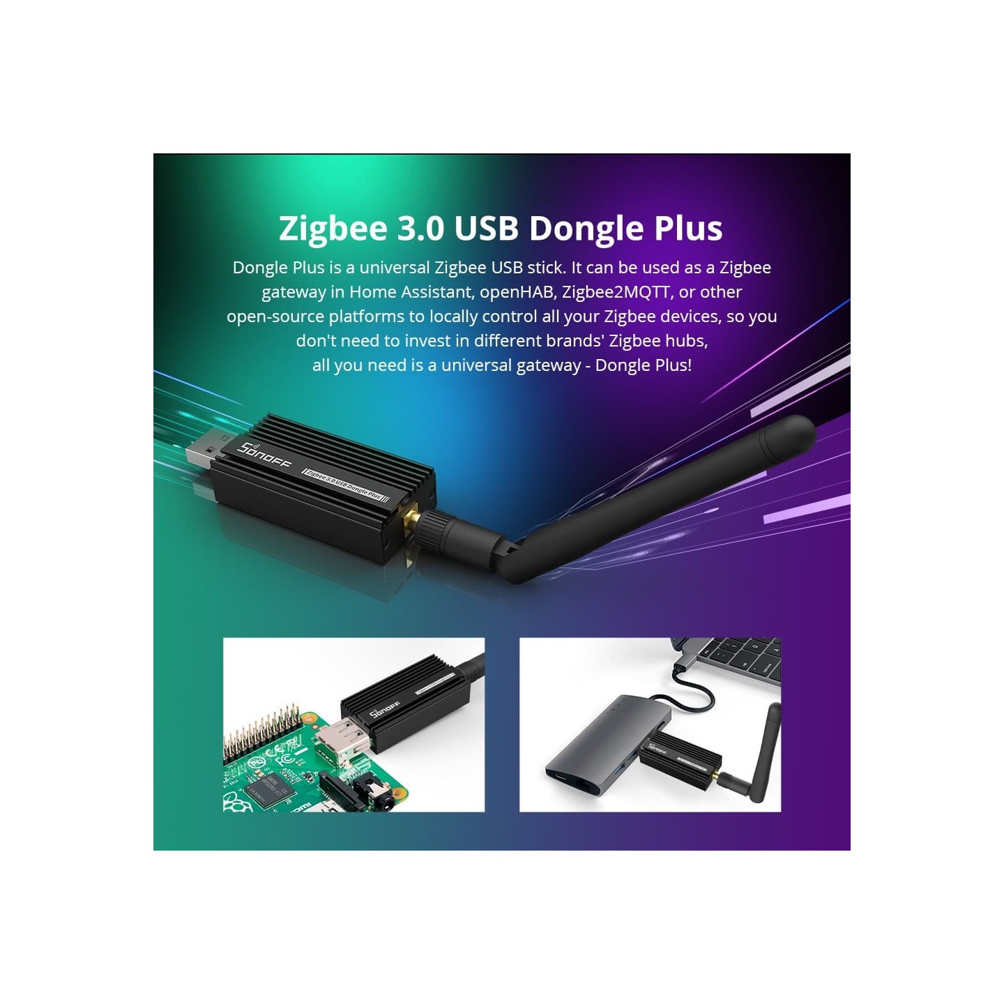 Sonoff ZigBee USB Dongle - ZBDongle-E - ZigBee USB Dongle — Buy in Cyprus with Fast Delivery