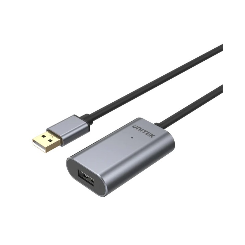 Buy Unitek UCE USB-A 2.0 Active Extension Cable Alum - Y-271 - USB-A 2.0 Active ... in Cyprus, Nicosia, Limassol, Larnaka, Pafos