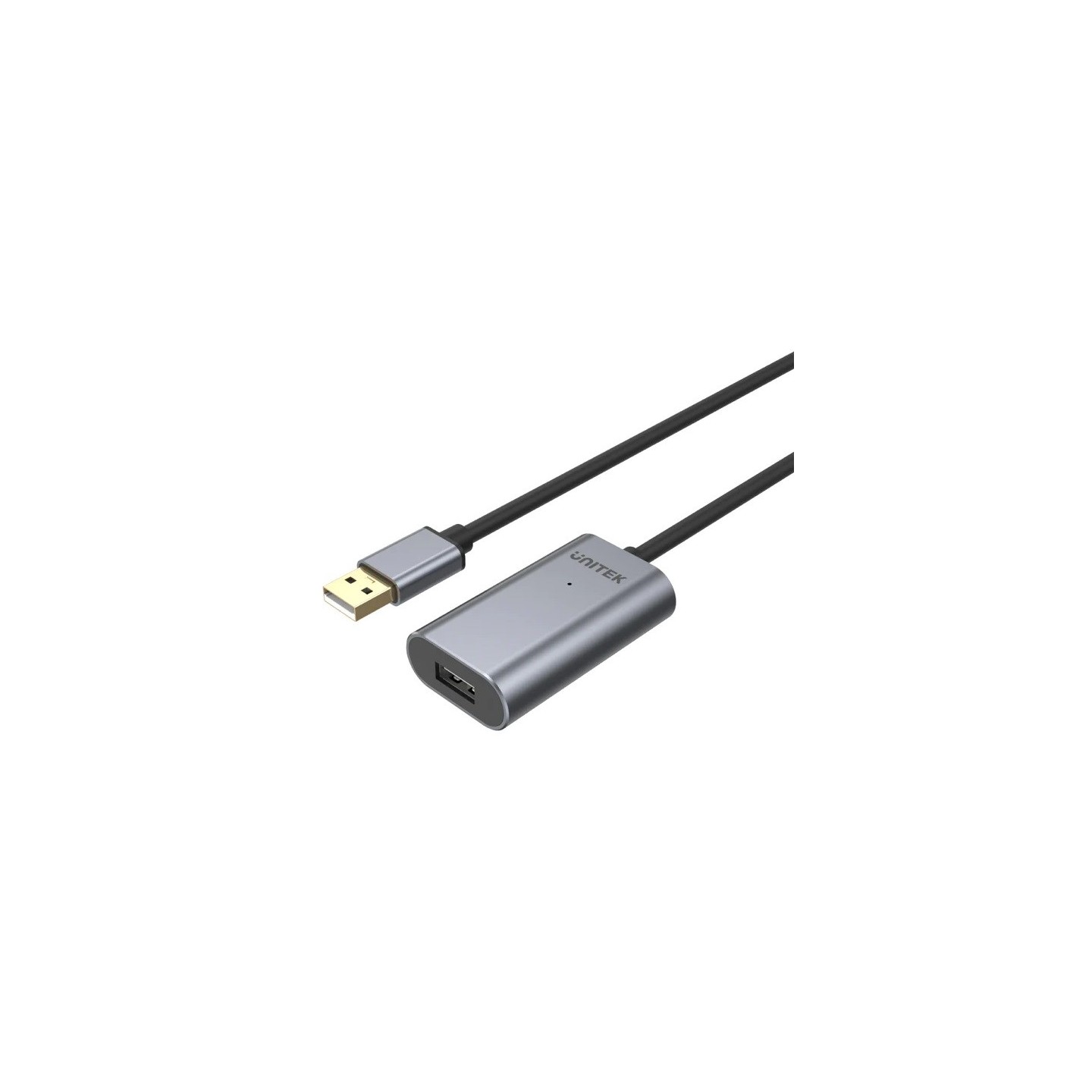 Unitek UCE USB-A 2.0 Active Extension Cable Alum - Y-271 - USB-A 2.0 Active Extension Cable Alum 5.0m