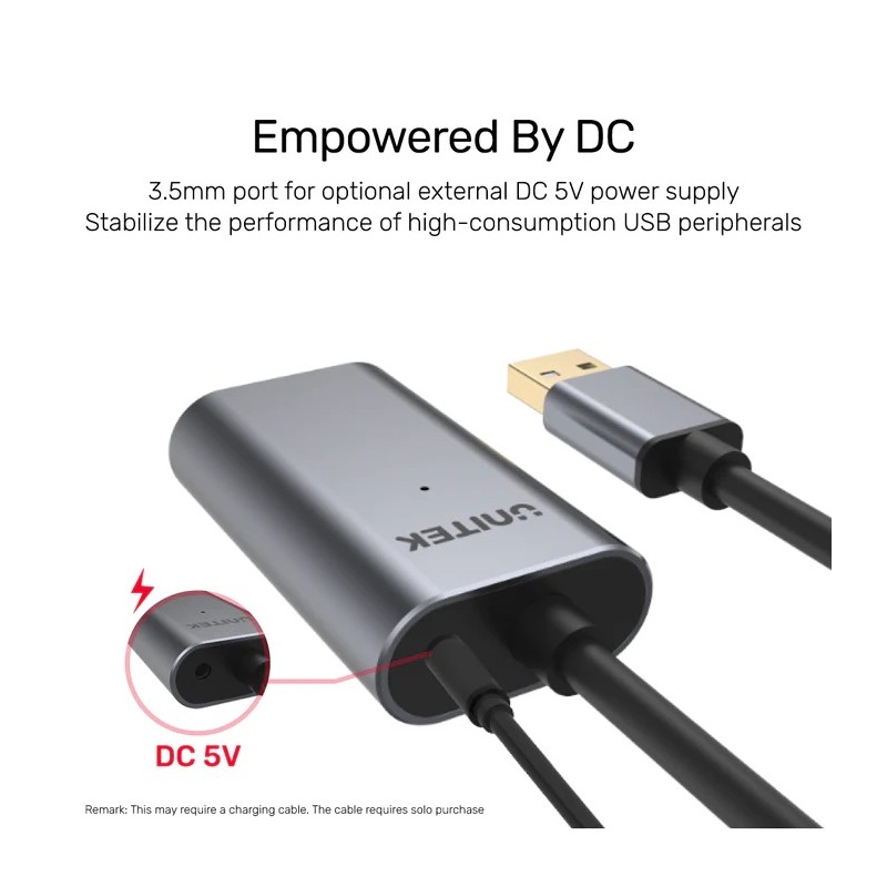 Buy Unitek UCE USB-A 2.0 Active Extension Cable Alum - Y-271 - USB-A 2.0 Active ... in Cyprus, Nicosia, Limassol, Larnaka, Pafos