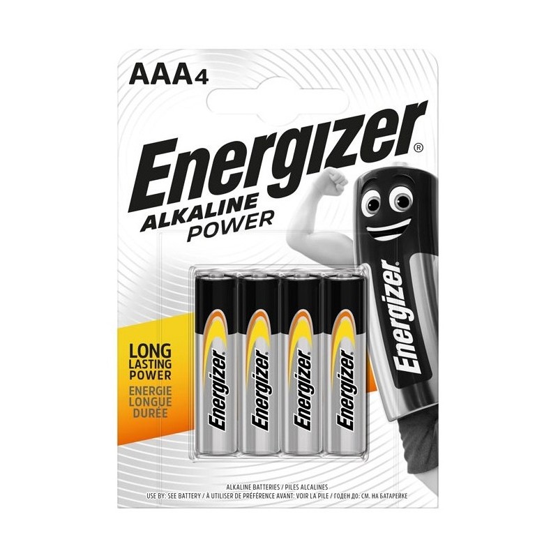 Buy Energizer Alkaline Power AAA Batteries - 4pcs in Cyprus, Nicosia, Limassol, Larnaka, Pafos