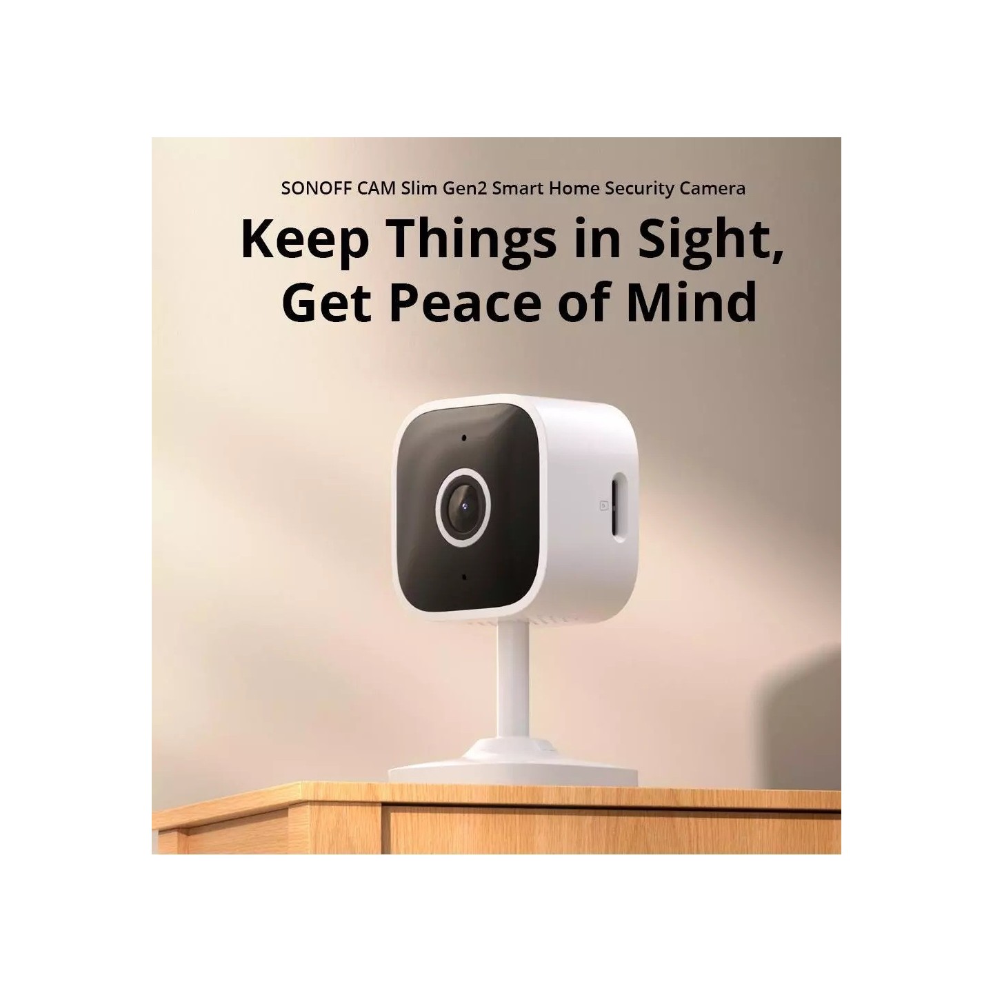 Sonoff Smart WiFi IP Security Camera - CAM-S2 — Buy in Cyprus with Fast Delivery