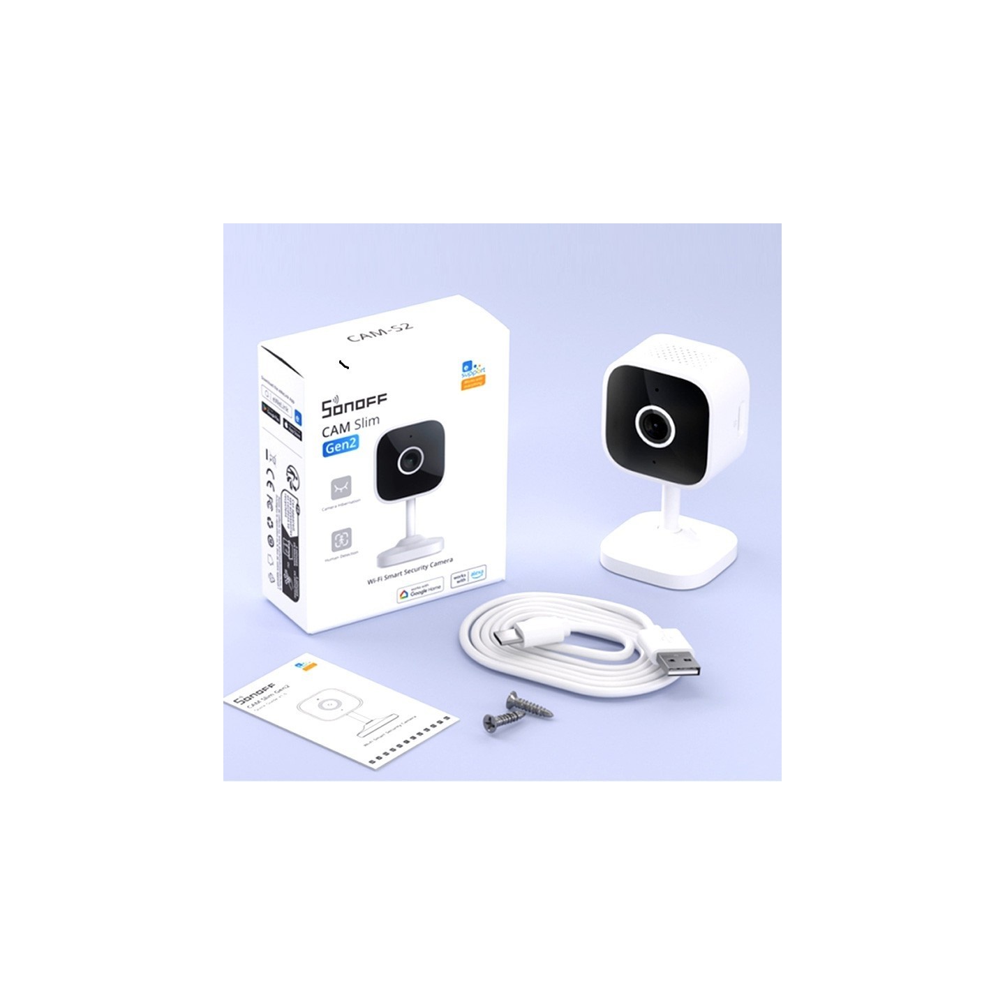 Sonoff Smart WiFi IP Security Camera - CAM-S2 — Buy in Cyprus with Fast Delivery
