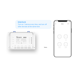 Buy Sonoff WiFi Smart Switch - 4CH Pro R3 - WiFi Smart Switch in Cyprus, Nicosia, Limassol, Larnaka, Pafos