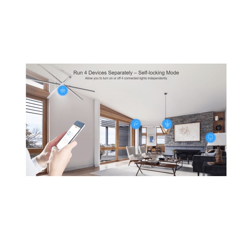 Buy Sonoff WiFi Smart Switch - 4CH Pro R3 - WiFi Smart Switch in Cyprus, Nicosia, Limassol, Larnaka, Pafos