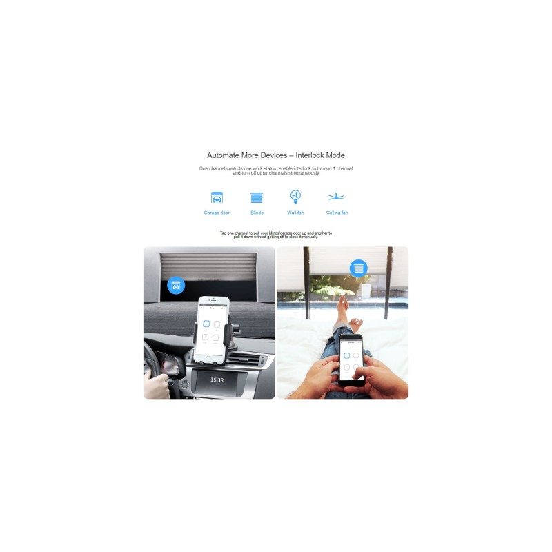 Buy Sonoff WiFi Smart Switch - 4CH Pro R3 - WiFi Smart Switch in Cyprus, Nicosia, Limassol, Larnaka, Pafos